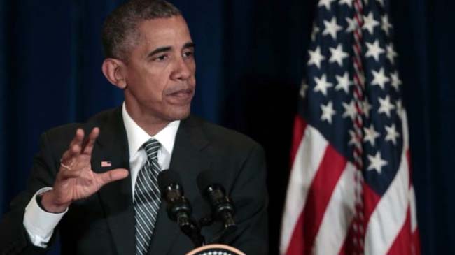 اوباما: آمریکا و متحدانش از جنگ علیه داعش  دست برنمی‌دارند 